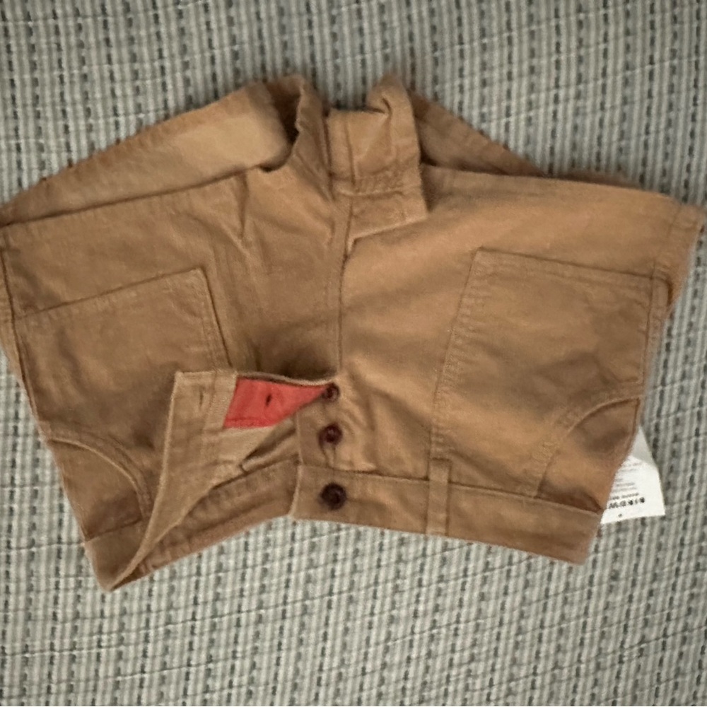 NWT Birdwell Beach Britches classic corduroy Shorts in toast sz4 - Picture 10 of 16